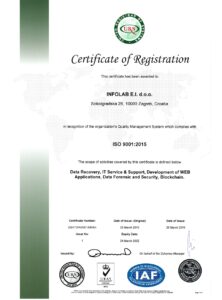 ISO certifikat